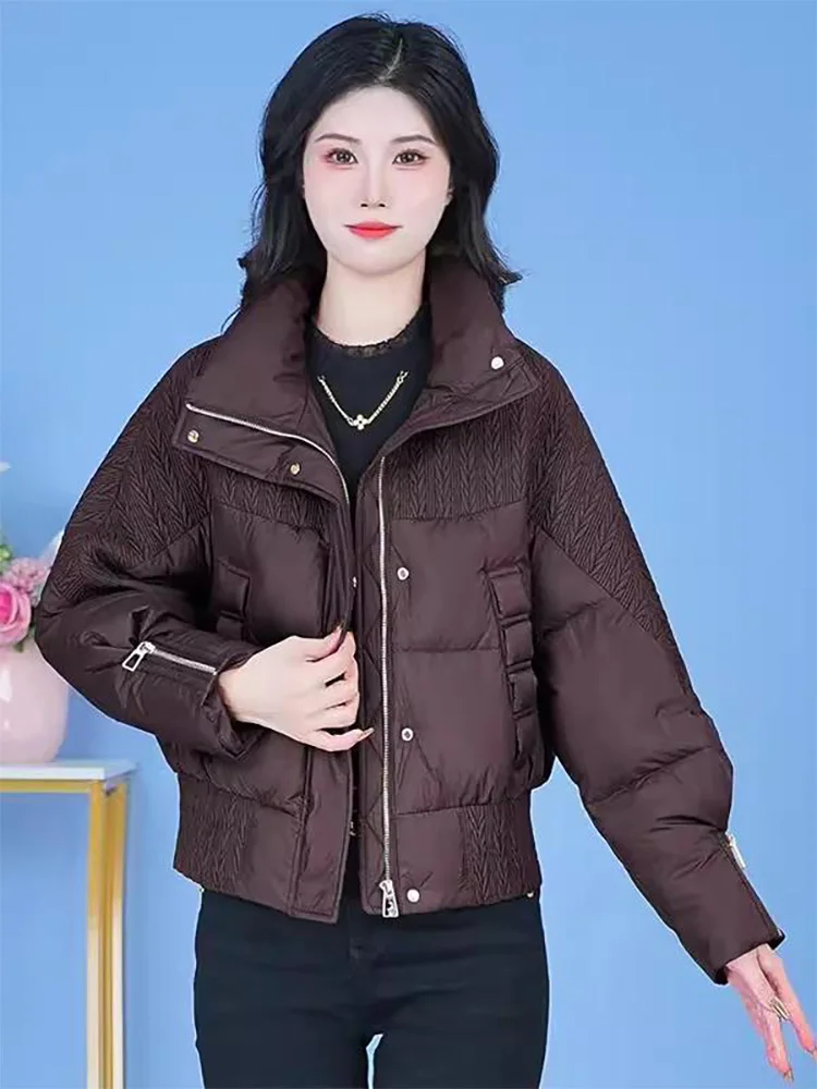 

Korean Sle Faionable Color Thi Cotton Jaet Women's Winter New Design Versatile Cotton Clothes Coat Long Sve ...