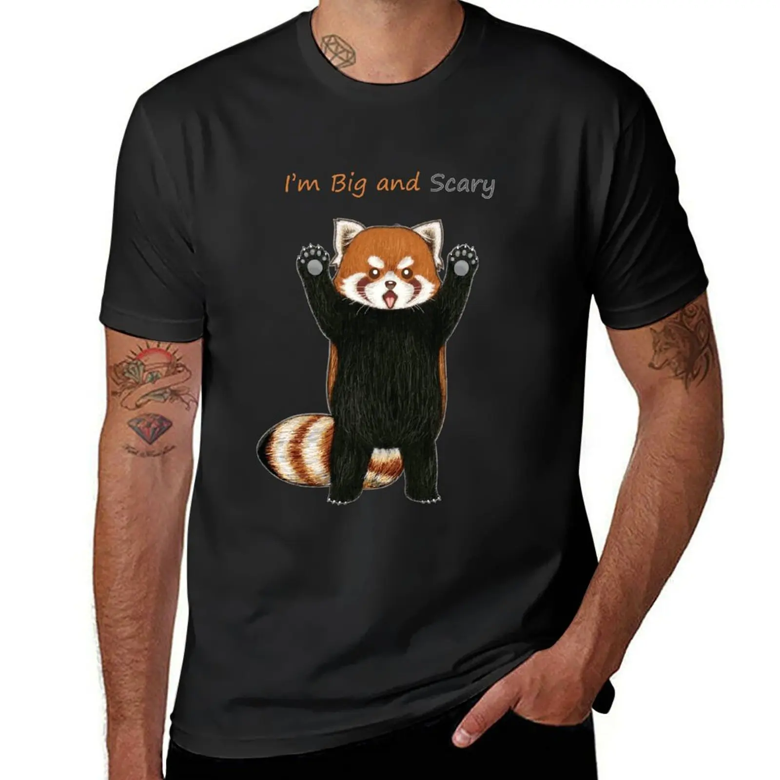 

Red Panda T-Shirt anime clothes Personalized t-shirt new gifts and t-shirts funny costumes heavyweight t shirts for men