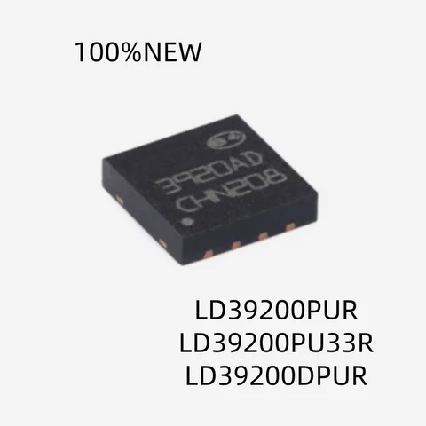 (10Pcs) 100% New Ld39200Pur 3920 Ld39200Pu33R 3920 Ld39200Dpur 3920Ad Dfn Linear Regulator Chip Ic