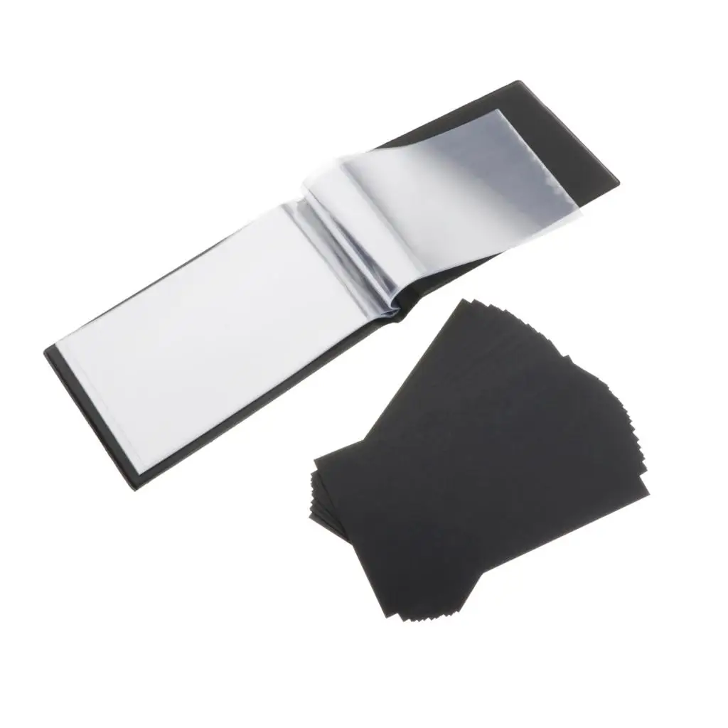 Banknote Currency Collection Album Paper Leather Pocket Holders 21x12cm