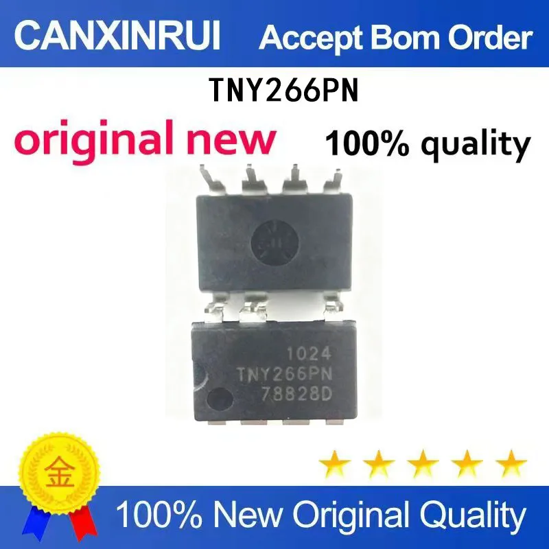 (5-100 Pieces) New stock power IC TNY266PN DIP-7 plug-in 7-pin power chip