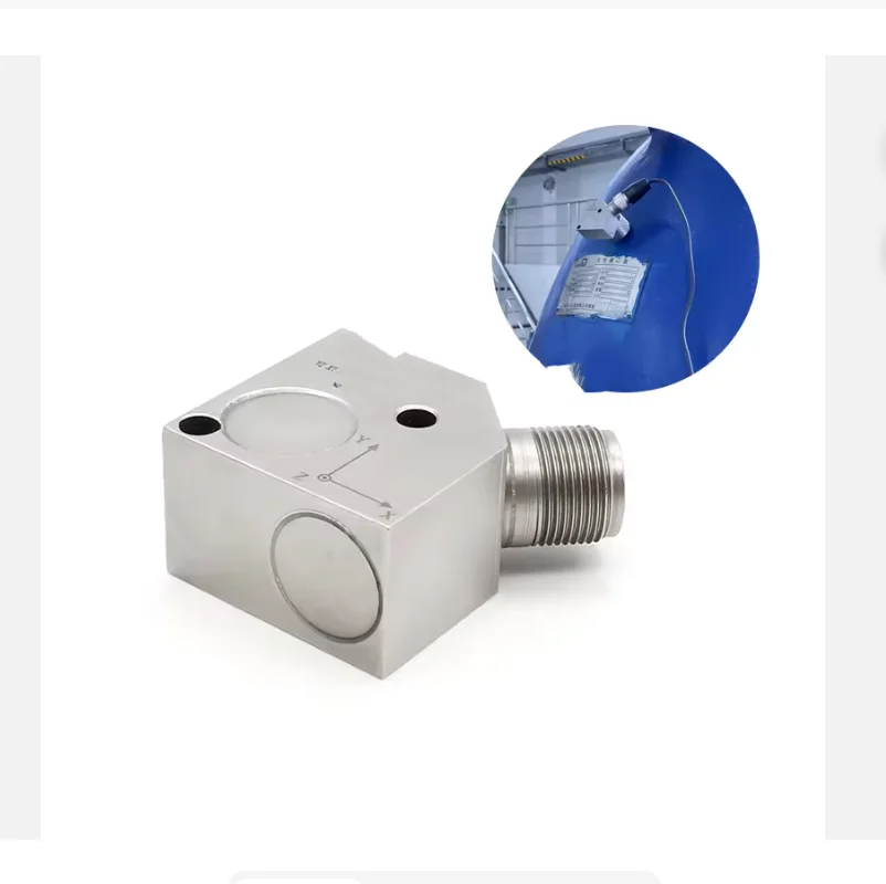 

Stainless Steel Shell Customized Piezoelectric Triaxial Integrative Vibration Velocity Sensor 0~20mm/s Measuring Range
