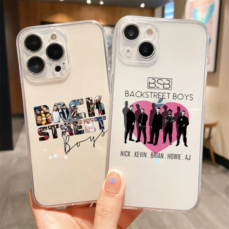 Soft Transparent Phone Case for IPhone 15 Pro MAX 13 12 11 XS Max Mini 7 8 14 Plus X XR SE20 Backstreet Boys BSB Come Back Cover