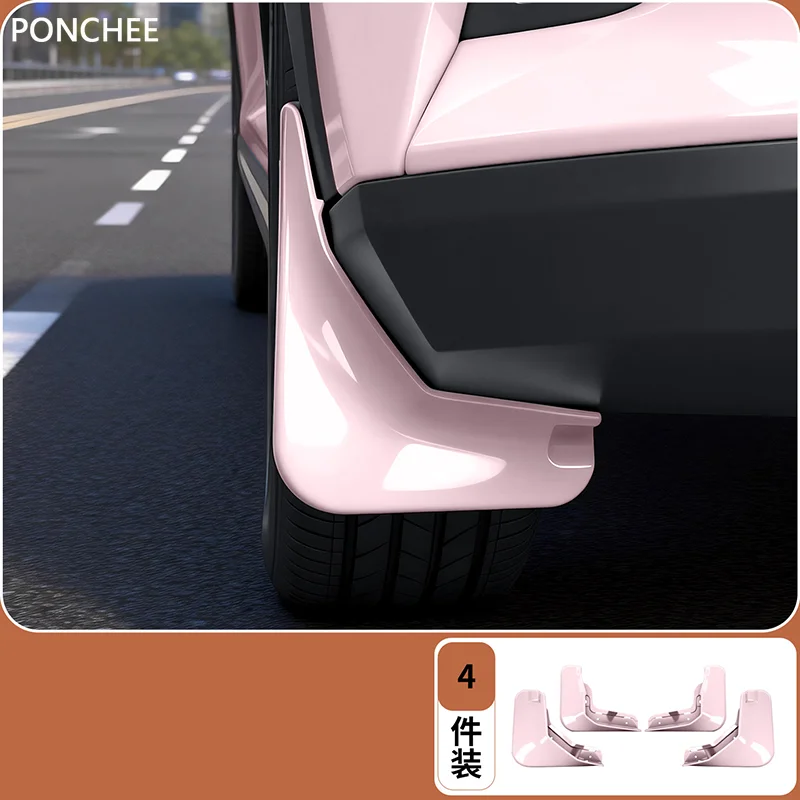 For Dolphin Mini Atto 1 Dolphin Surf 2023-2026 Wing Panel Four-wheel Mudguards Sediment Prevention Baffle Automobile Supplies