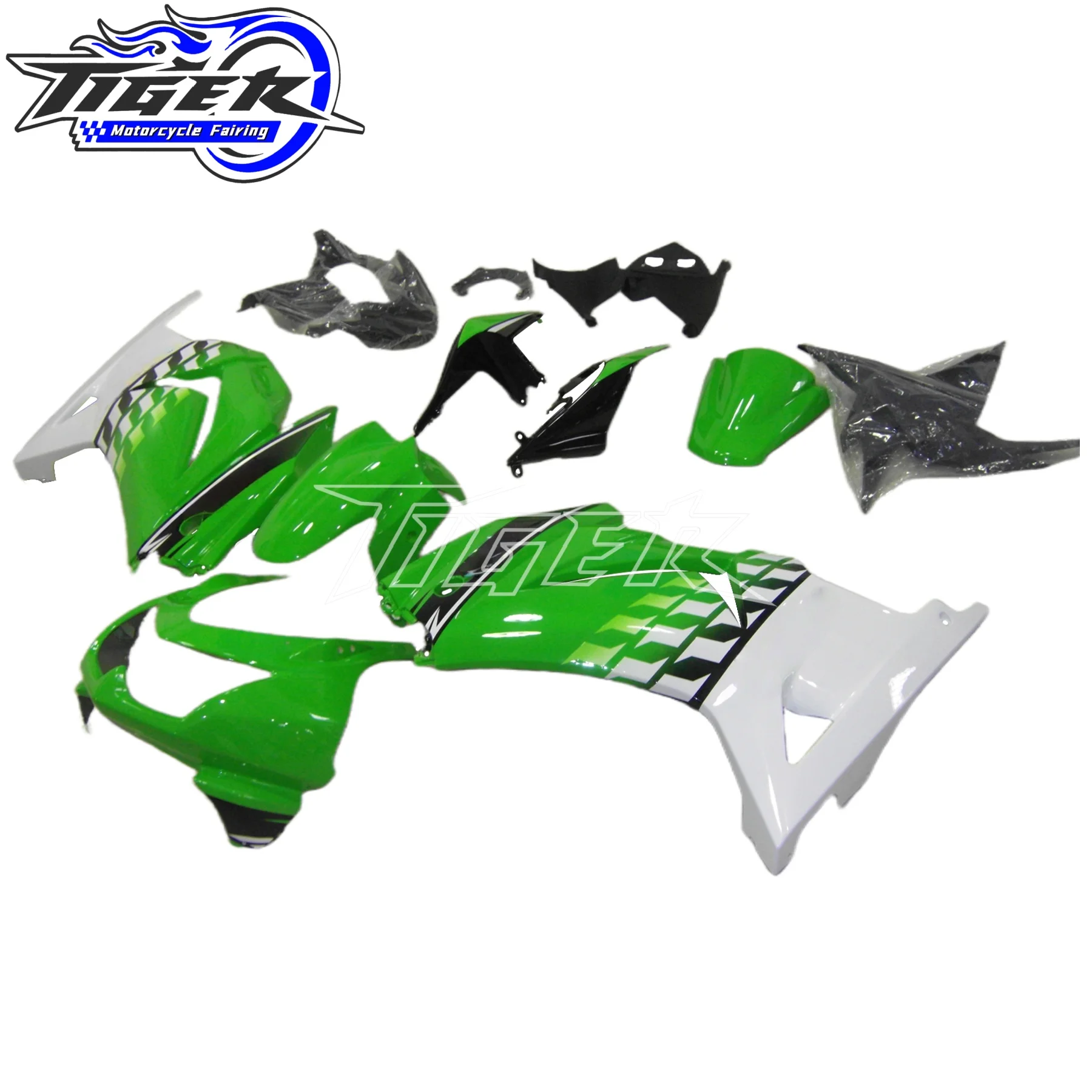 

Full Fairing for Kawasaki Ninja250 2008 2009 2010 2011 2012 EX250 ZX250R fairings kit ABS Motorcycle Bodywork Purple Black