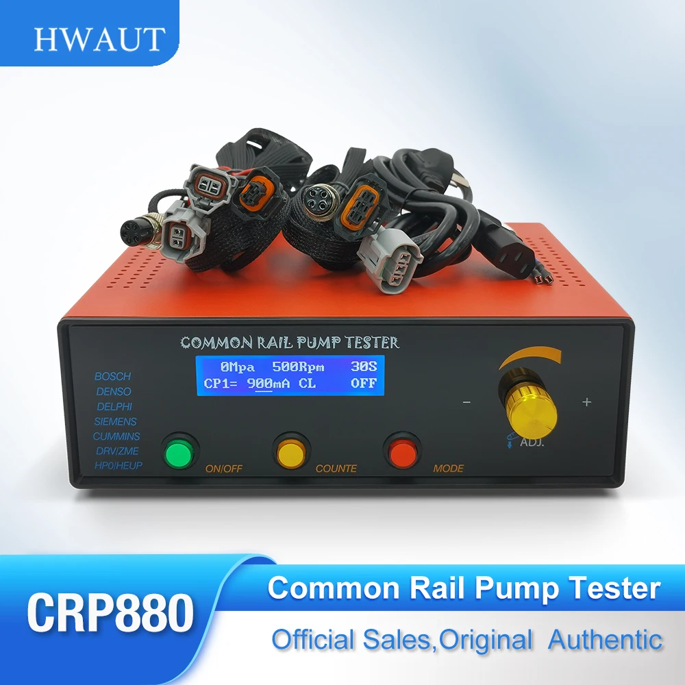 Diesel CRP880 Common Rail Pump Tester For Bosch Denso Delphi CP1 CP2 CP3 HP3 HP4 HP0 Pumps With DRV Function Auto Repair Tools