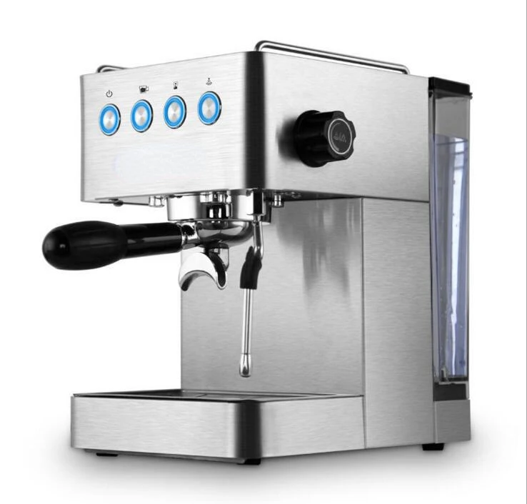 Espressomachine Semi-Automatisch Koffiezetapparaat Met Schuimmelk 1450W Pomppers Italiaanse Koffiezetmachine Cafetera