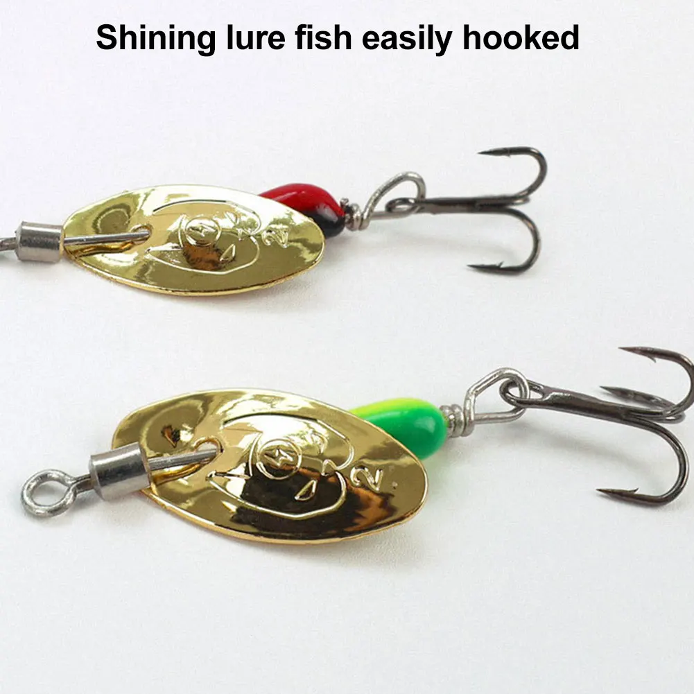 

5Pcs Metal Spinner Spoon Fishing Lure Wobblers Artificial Bait for Carp Bass Pesca