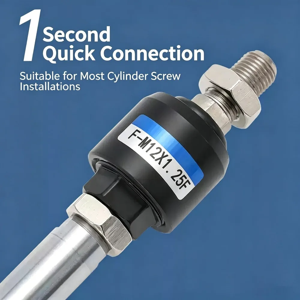 Cylinder Connecting Swing Universal Floating Joint M4 M5 M6 M8 M10 M12 M16*1.5JA1.25F Pneumatic Accessories