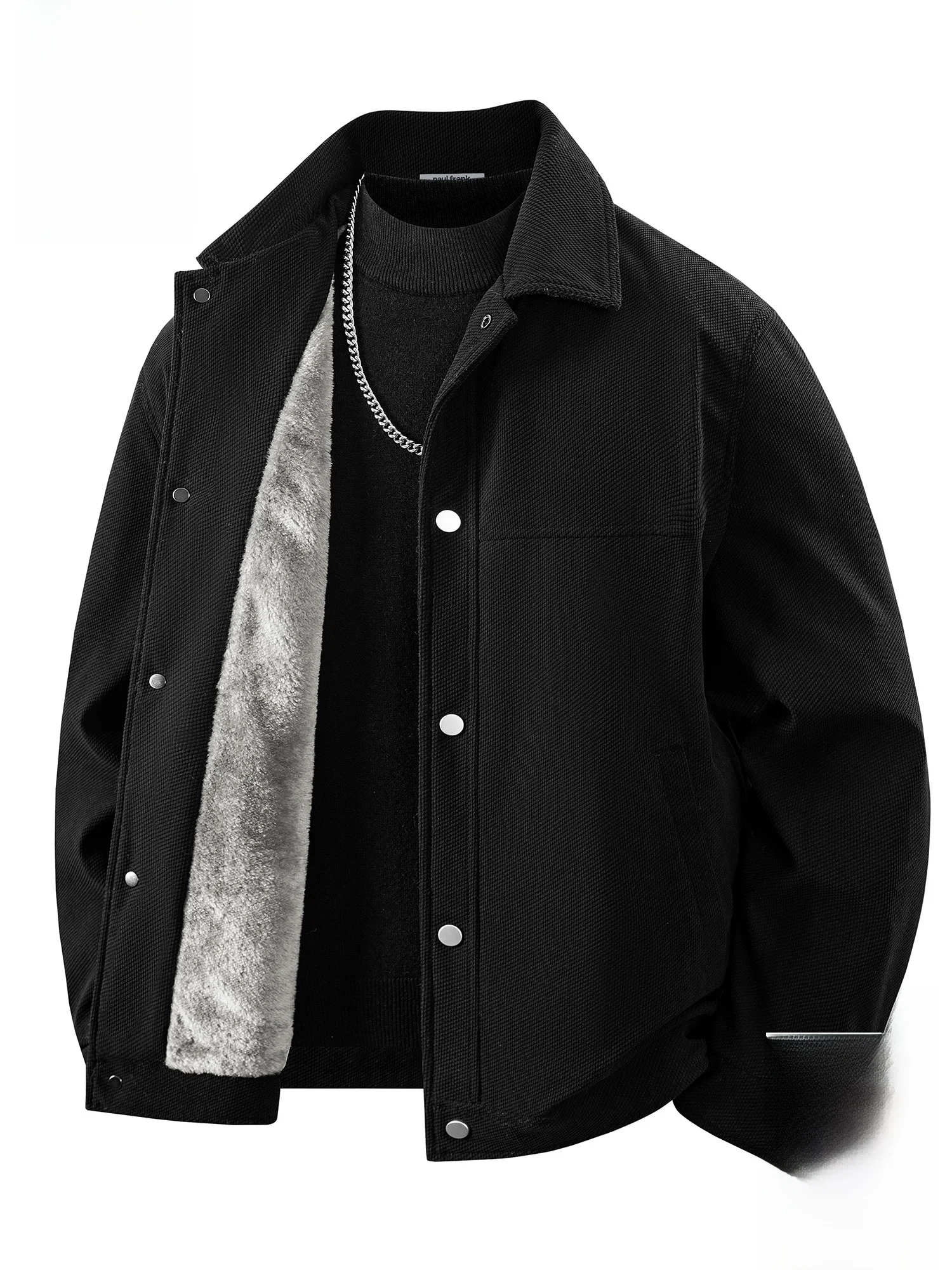 

Мужская зимняя куртка Paul Frank с утепленным воротником, ветрозащитная, повседневная, молодежная, из полиэфирного волокна, новая модель