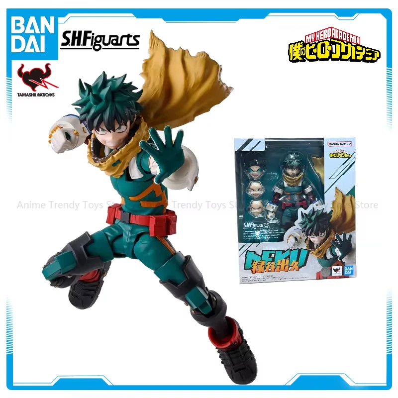 In Stock Full Bandai SHF Comprehensive Series Izuku Midoriya Action Figure Gift Collection WY