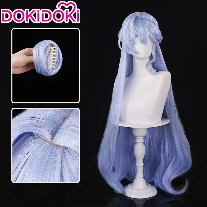 

LQIN STOCK Robin Wig Game Honkai: Star Rail Cosplay DokiDoki Women Long Purple Hair Robin Cosplay Wings Wreath Free Cap Hallowee