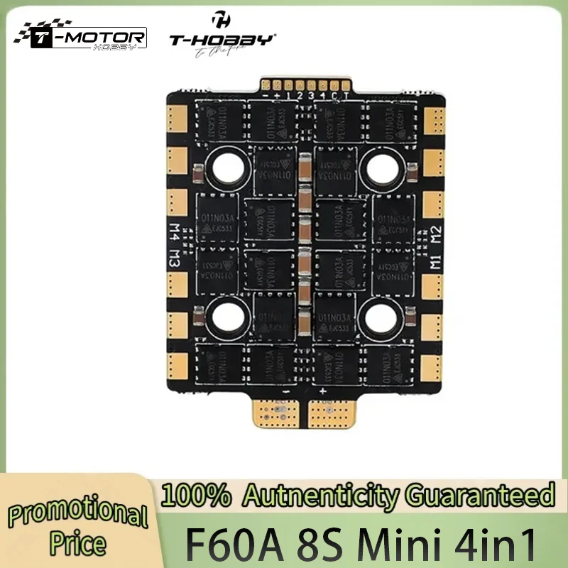 

T-HOBBY T-MOTOR F60A MINI 8S 4IN1 20x20 Racing ESC for FPV Drone Quadcopter Freestyle DIY RC Parts Spare Parts