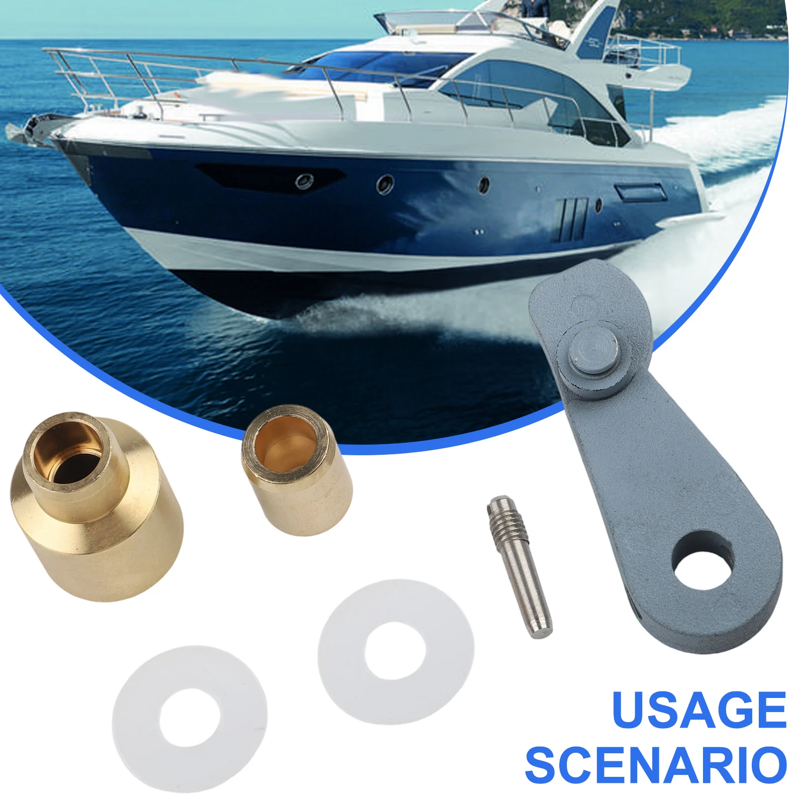 

For Mercruiser For Alpha One Gen 2 Shift Lever and Bushing Kit Repl 45518T1 for Stern Drives S N 0F094774 and Earlier