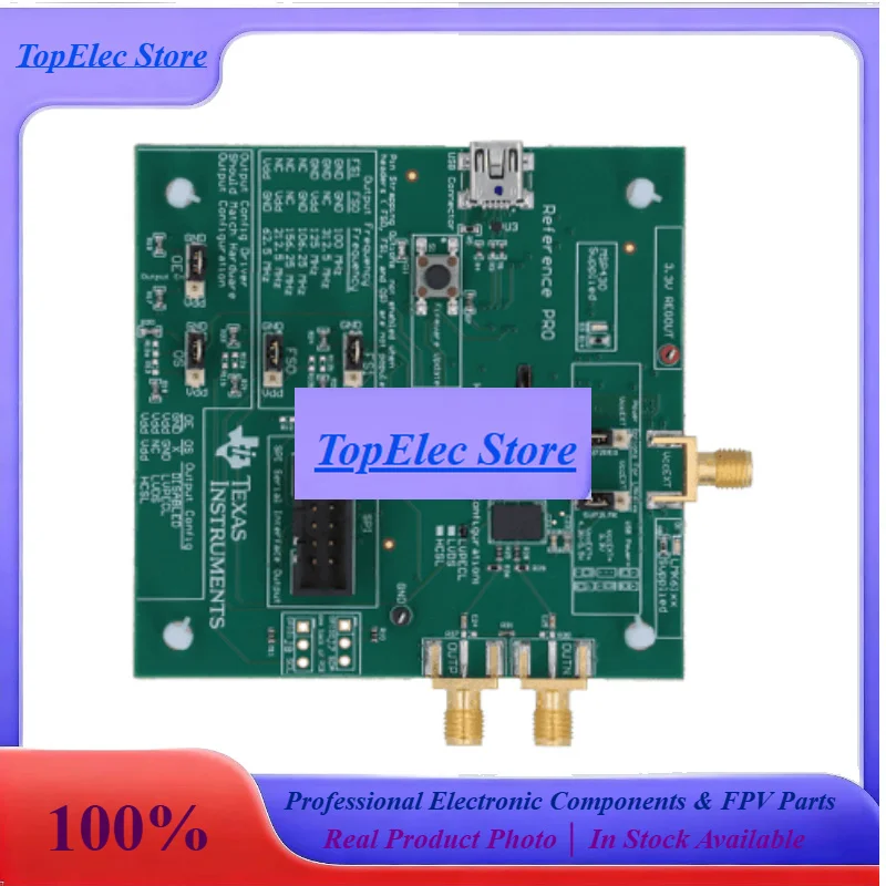 ToPESsLMX2595EVM 20-GHz Wideband RF Synthesizer Evaluation Module With Phase Synchronization JESD204B Wireless Communication Tes