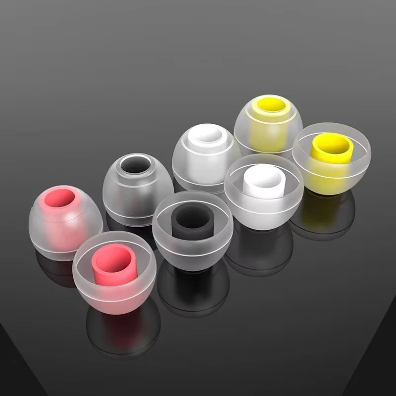 KBEAR 07 Silicone Upgrade Headphone Eartips 1pair(2pcs) 5pairs(10pcs) Noise Isolating With S M M- L Size For KBEAR TRI Earphone image 3