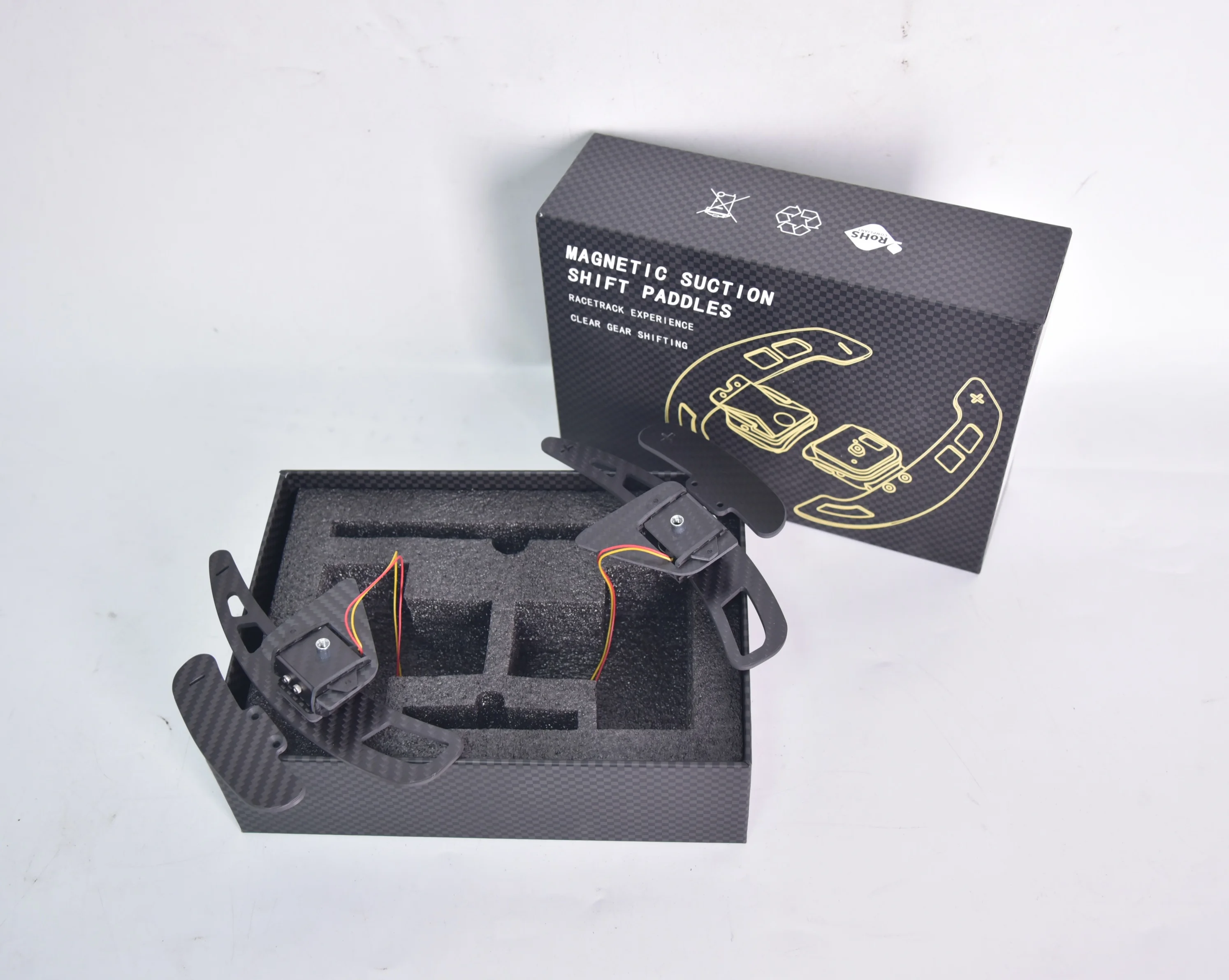 

Upgraded Carbon Fiber Magnetic Shift Paddles for Skoda - Enhance Your Driving Experience