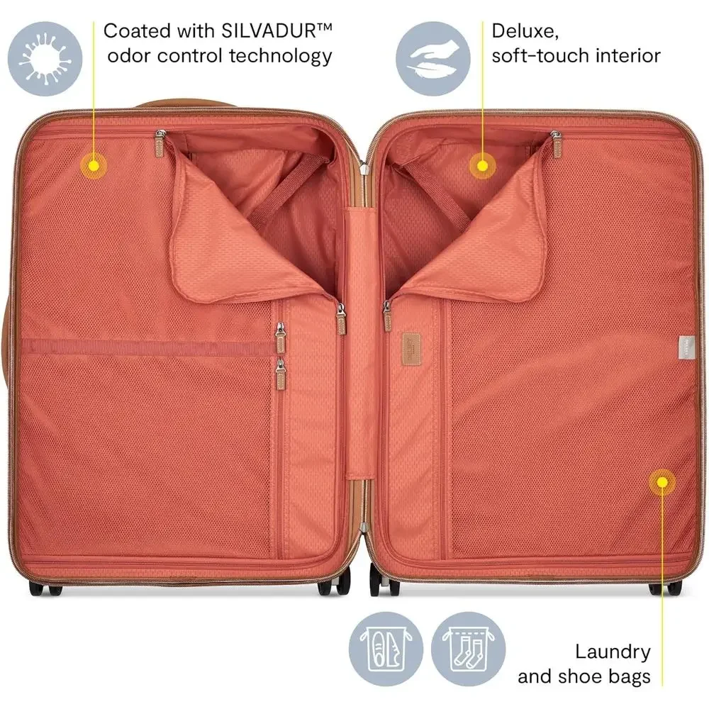 Châtelet Air 2.0 Hard Case Luggage Set with Spinner Wheels, Brown, 2-Piece (20 & 28)