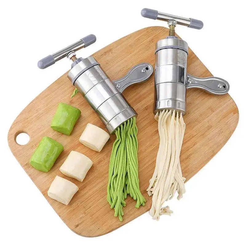 Stainless Steel Manual Noodle Machine Kitchen Tools Hand Pressed Noodle Machine Multifunctional Household Manual Noodle Machine