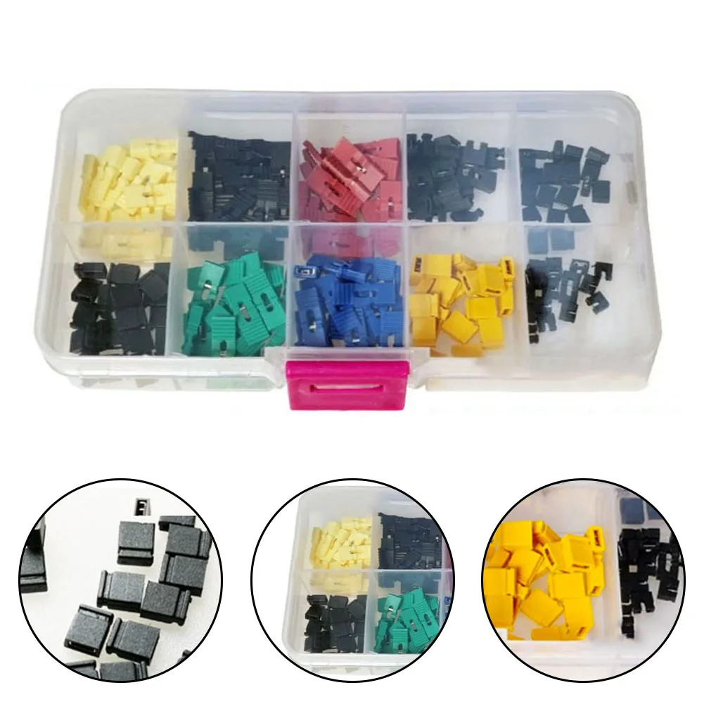 For Jumper Cap Kit of 200 Pieces Perfectly Suited for Manual Switching on Motherboards in Electronics Projects