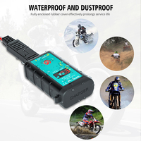 Motorcycle Charger SAE Plug To USB Type-C Socket 12V USB Motorbike Fast Charging Adapter With Voltmeter Waterproof Switch