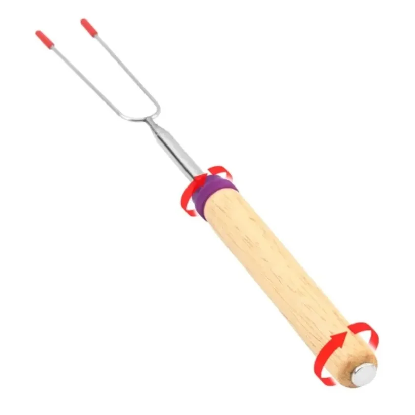 Marshmallow Roasting Sticks Bulk Smores Skewers Hot Dog Camping Skewers Accessories Extendable Forks Bbq Tools Smores Sticks