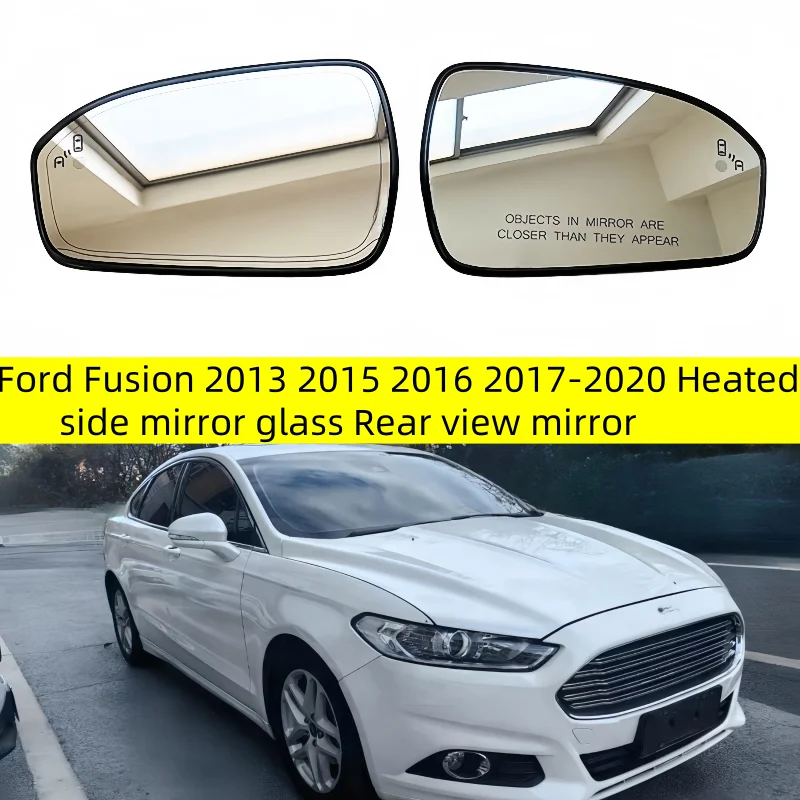 Автомобильные аксессуары для Ford Fusion 2013 2015 2016 2017-2020, боковое зеркало с подогревом, зеркало заднего вида слепая зона слепых и правых