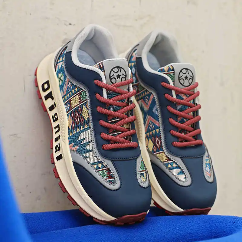 

With Ties Key Height Sneakers Luxury Brand Men's Walking Large Size Sports Shoes Fashion Men Tenix Classic New Everything