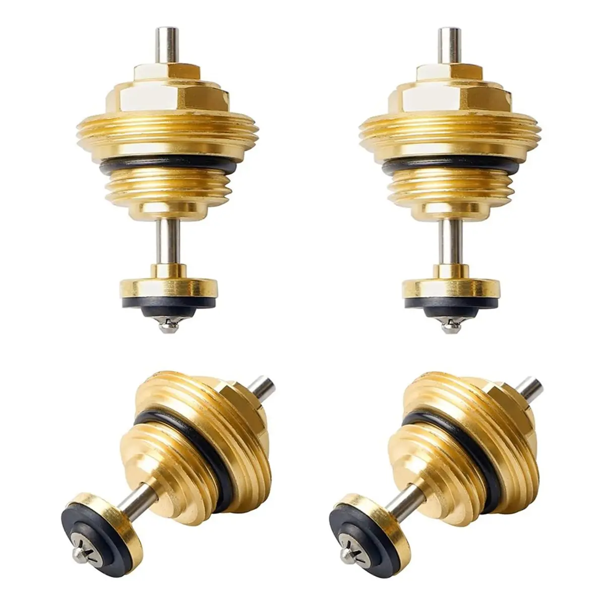 Industrial Tools 4Pcs Underfloor Heating Manifolds M30 X 1.5 mm G1/2 Underfloor Heating Manifold Return Pin Valve Insert for Dis