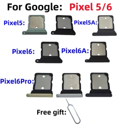 SIM Card Adapter Tray chip slot drawer Holder For Google Pixel5 Pixel5A Pixel6/6A Pixel6Pro SIM Card tray Slot card tray holder