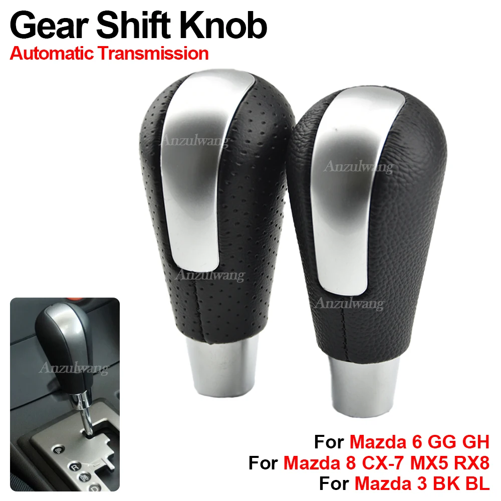 

Automatic Car Shift Lever Knob Gear Shift Knob Lever Shifter For Mazda 6 GG GH Mazda 8 CX-7 MX5 RX8 Mazda 3 BK BL