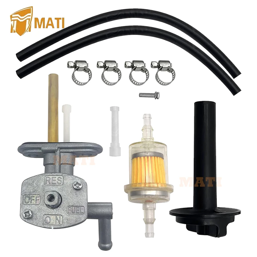 

MATI Fuel Cock Assy & Lever Replacement for Kawasaki Prairie 360 KVF360 2003-2013 Prairie 400 KVF400 1997-1998 51023-1402