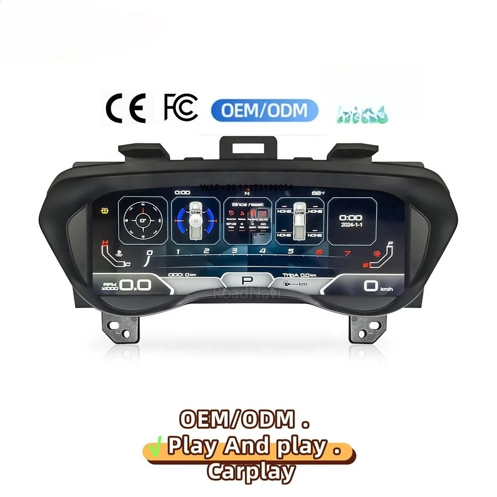 

LCD Digital Speedometer for Auto Meter Dashboard Panel Cluster for Ranger 2015-2021 Model Years