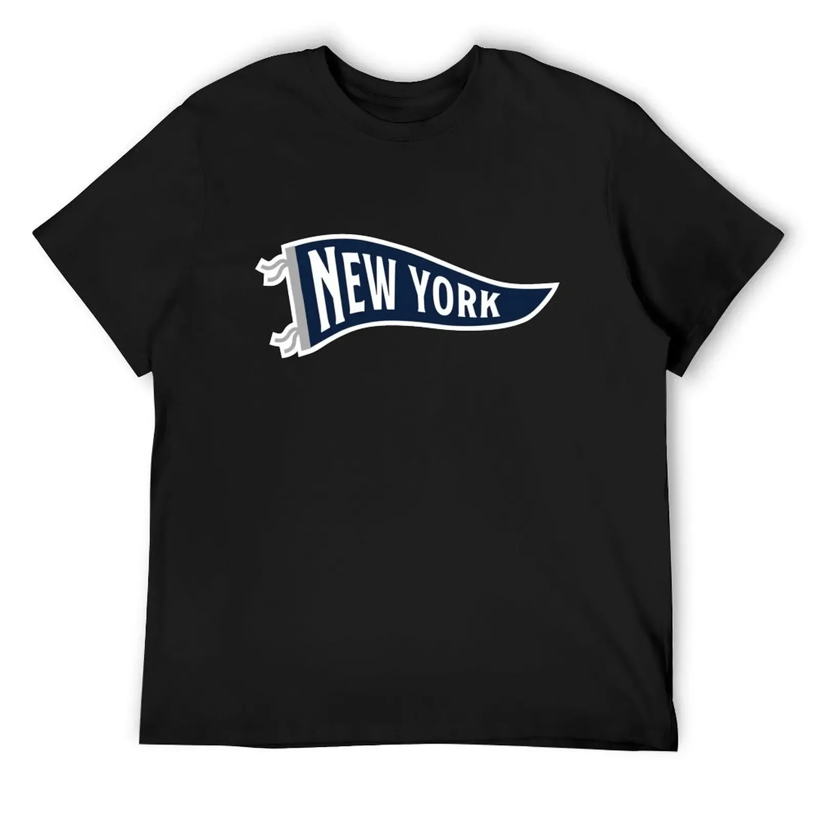 

New York Pennant - White T-Shirt clothes luxury t-shirt luxury designer Men's t shirts