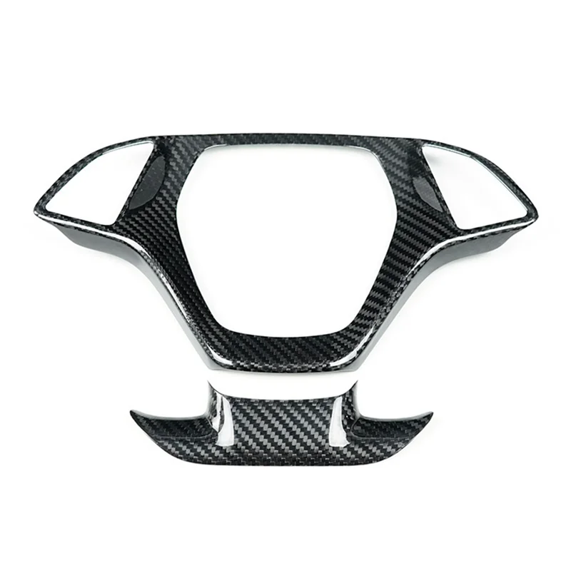 

For Corvette C7 Steering Wheel Trim Cover For Corvette C7 Carbon Fiber For Corvette C7