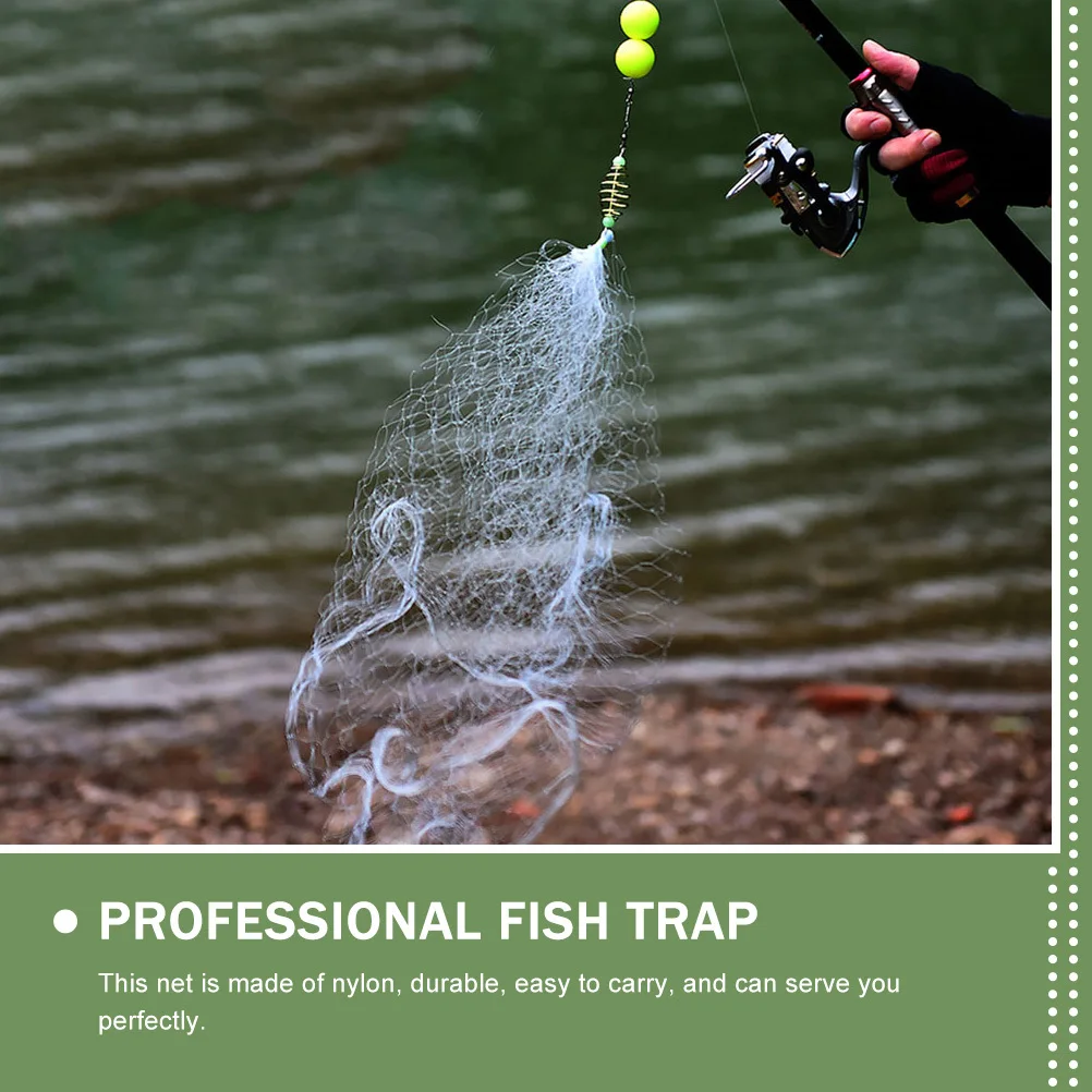 

4pcs Fishing Professional Wear-Resistant Fishing Supply Portable Mesh For Outdoor Angling Supply Convenient Fish Trap
