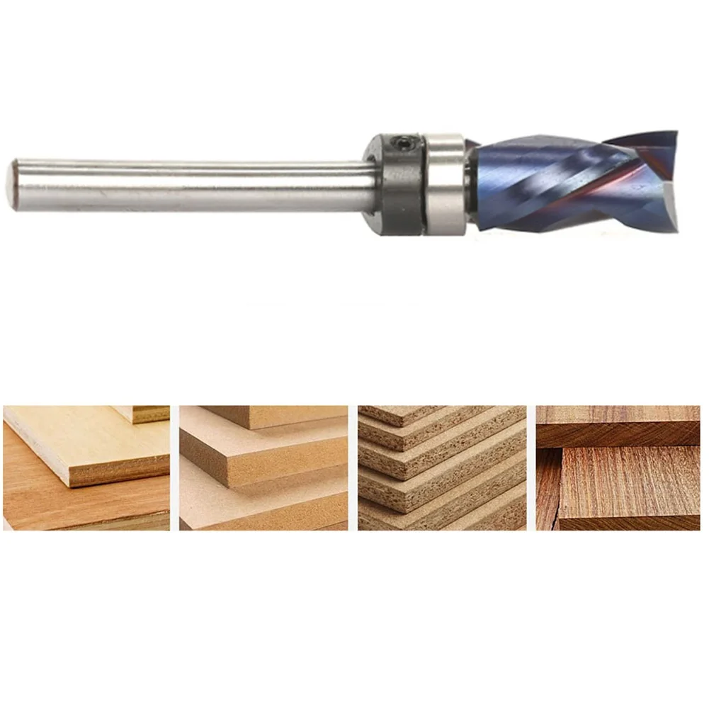 

1/4inch Shank CNC Trim Router Bits Ultra-Perfomance Sturdy Compression Flush Trim Solid Carbide Alloy