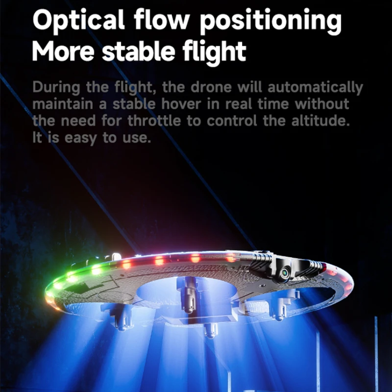 

360° Roll One Key Spray WIFI FPV Remote Control Quadcopter 2.4G 8K Camera 6 Lighting Optical Flow Hover Throw Flying RC Drone