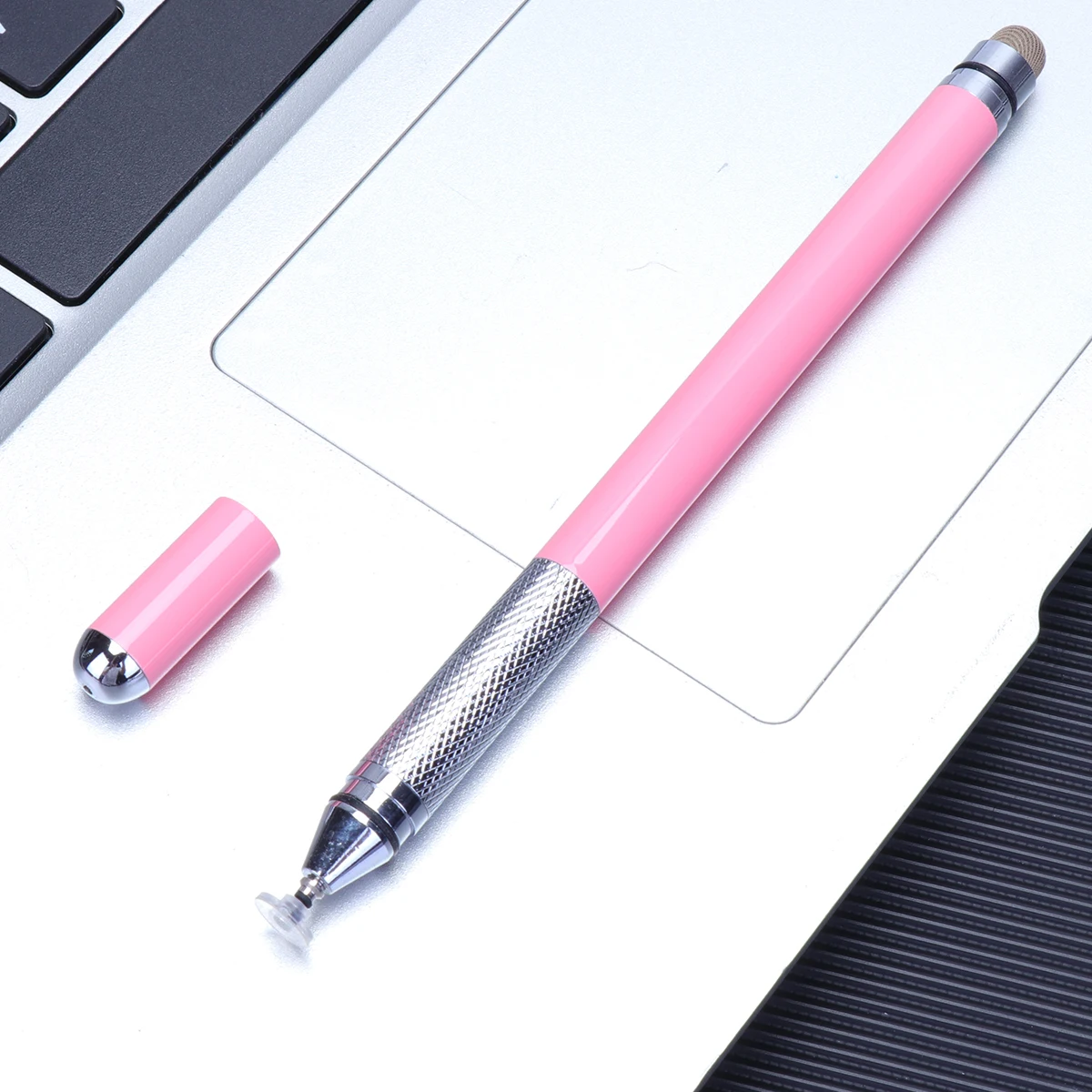

Capacitive Stylus Pen Double End Metal for Phone Tablet Laptop Pink Durable Practical Natural Writing Feeling Quick Interaction