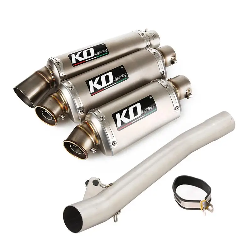 For Suzuki Bandit 600 1250 GSF 600 1995-2006 Motorcycle Exhaust Muffler Tail Pipe Mid Connect Tube Stainless Steel DB Killer