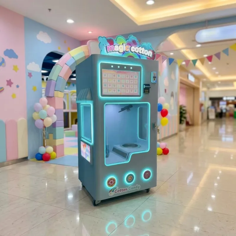 Commercial Smart Marshmallow Vending Machine, 60 Custom Shapes, 24H Unattended Operation for Passive Business Income