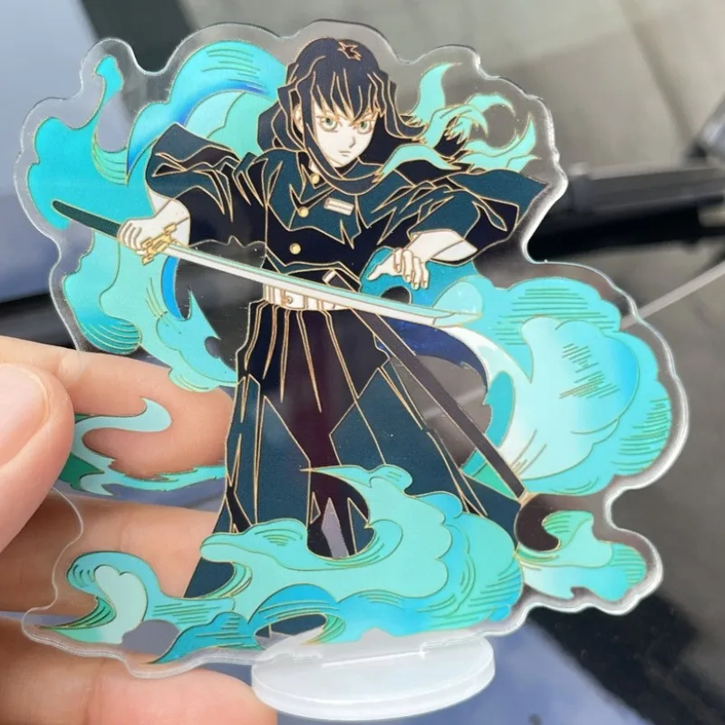 Kawaii Demon Slayer Acryl Ornamente Tokitou Muichirou Actionfigur Auto Desktop Dekoration Modelle Geburtstagsgeschenk für Anime-Fans