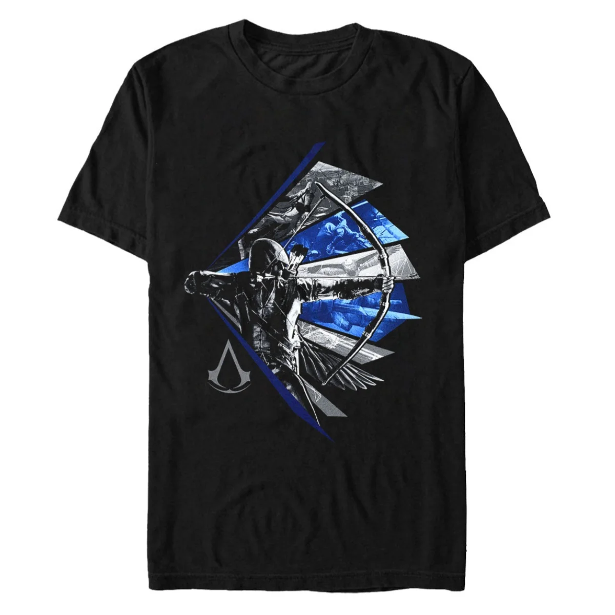Camiseta informal con estampado de Assassin's Creed Legacy Bow Aiming Classic Game, camiseta gráfica de algodón para hombres y mujeres, ropa de calle de verano