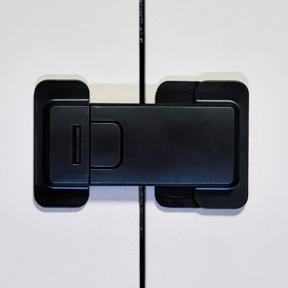 New Plastic Safety Lock Useful Multifunction Refrigerator Door Latch Security Protection Cabinet Drawer Lock