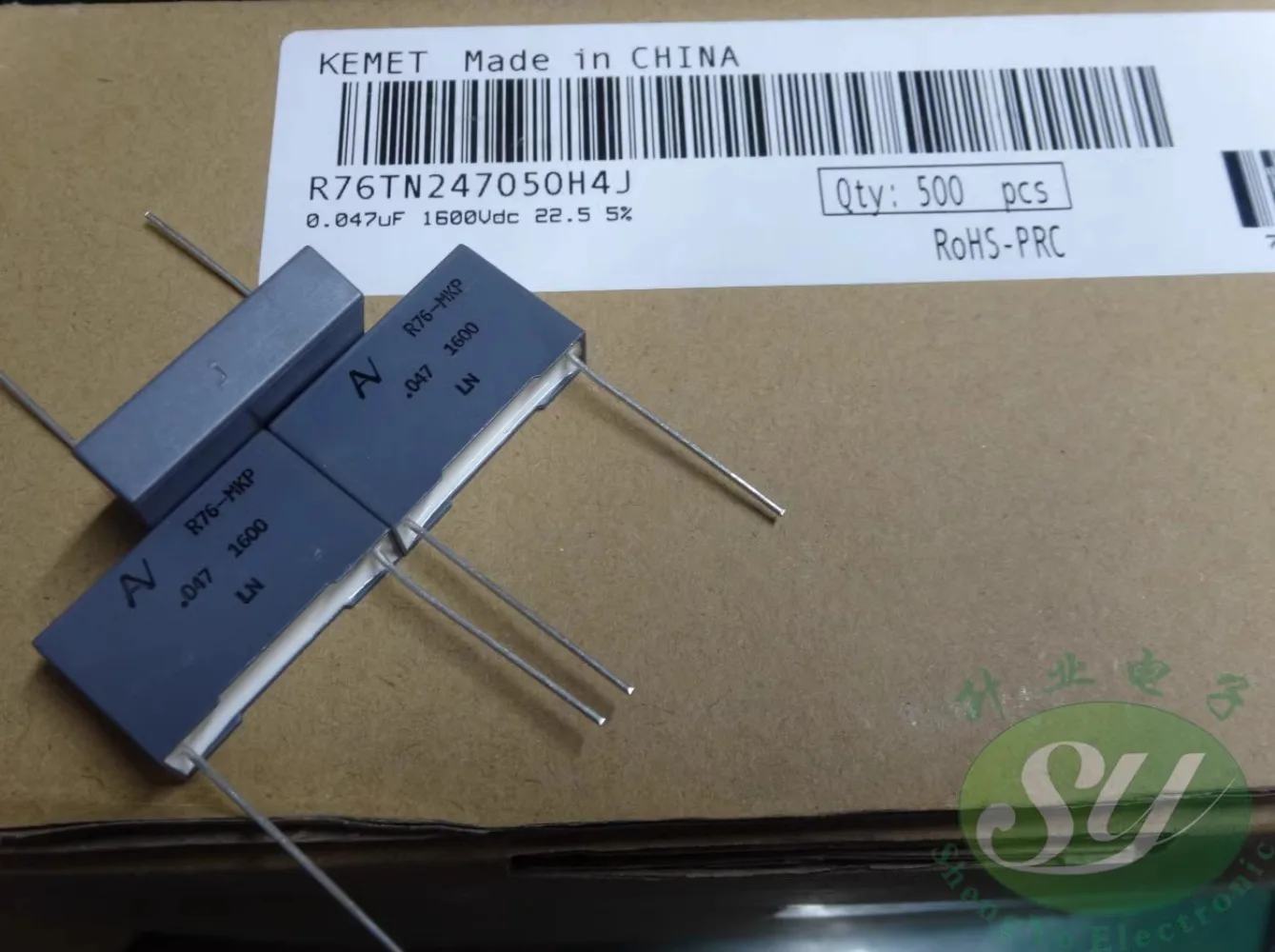 5 Buah AV R76 0.047Uf/1600V 47nf 473 MKP Kapasitor Film Baru 22Mm
