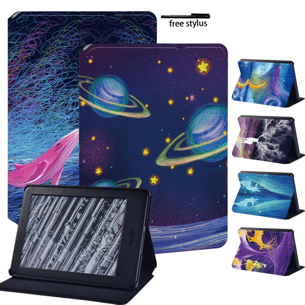 Tablet Cover for Kindle Paperwhite 5 11th Gen/Kindle 10th 2019 J9G29R/8th 2016 SY69JL Leather Stand Case for Paperwhite 1 2 3 4
