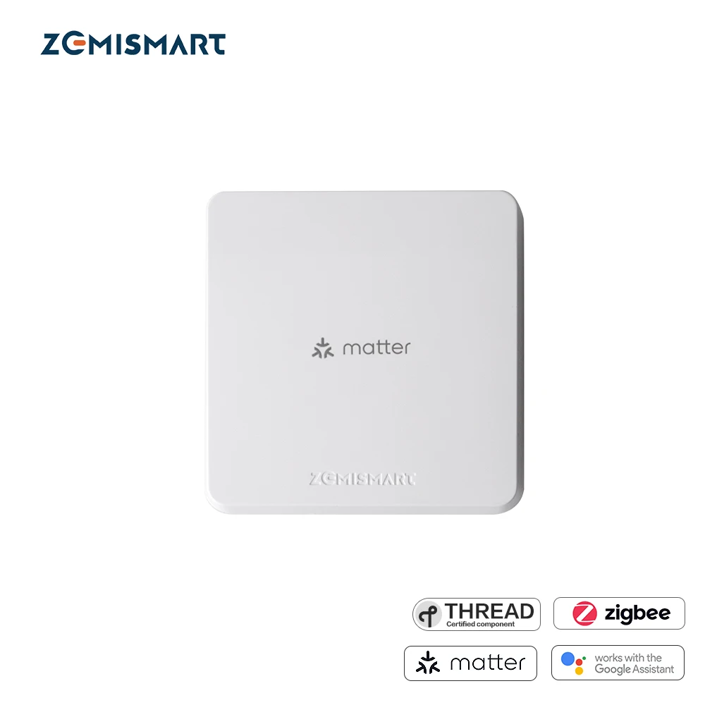 Zemismart Matter Hub Zigbee Thread Gateway Smart Home Bridge Matter Gateway Support Tuya App Homekit Google Home Control