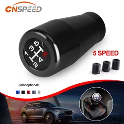 5 Speed 7cm New Car Gear Shift Knob Universal Racing Shift Lever Head M8 M10 M12 For Manual Transmission Gear Level Knob Shifter