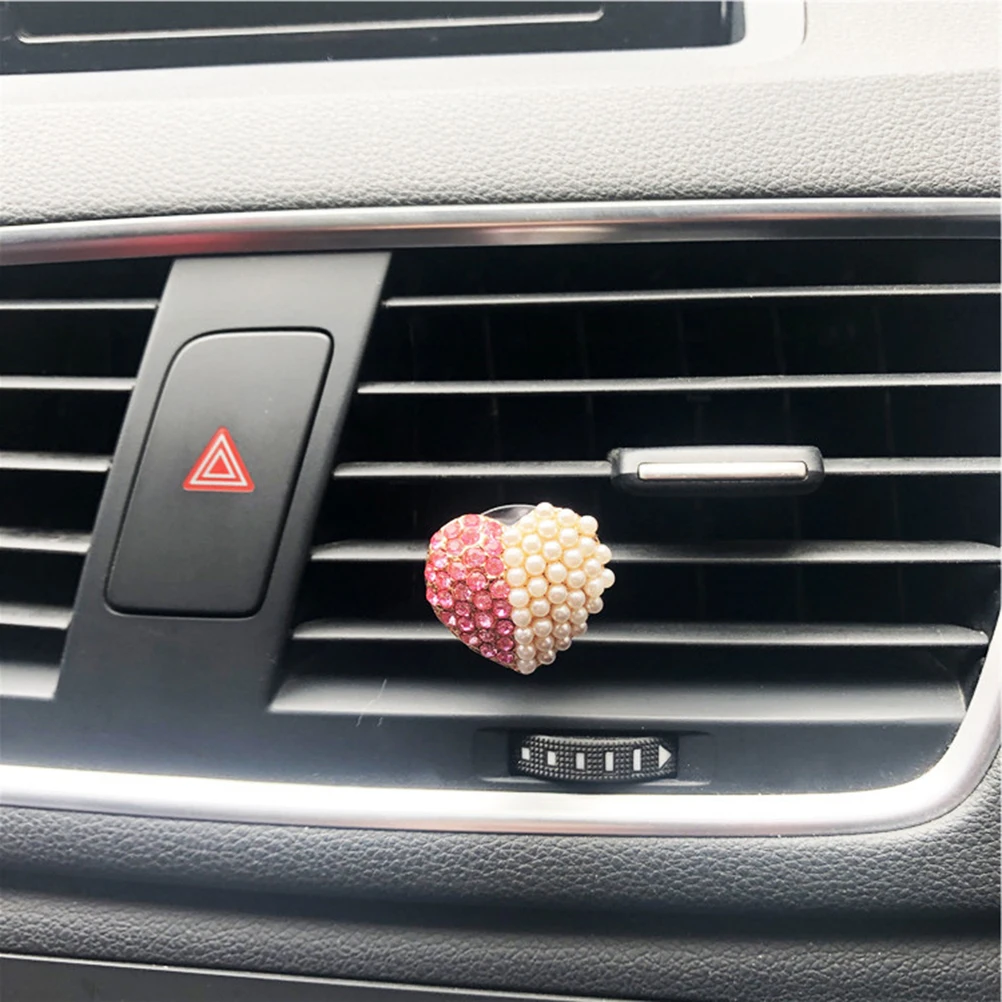

Air Diffuser Heart Shape Car Perfume Aromatherapy Stone Clip Air Purifier Vehicle Solid Perfume For Car Freshener Decor
