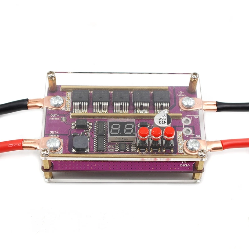 Imagem -02 - Placa de Controle de Soldagem para Bateria 18650 Mini Máquina de Soldador Kit Faça Você Mesmo 99 Engrenagens de Energia Pontos Ajustáveis